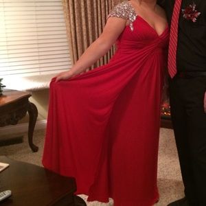 Red prom dress